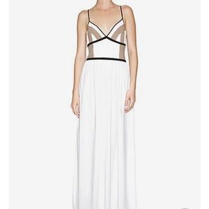 New BCBGeneration Women’s White Geo Block Maxi